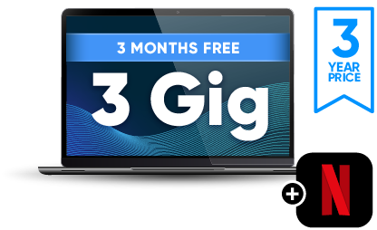 Fioptics 3 Gig Internet